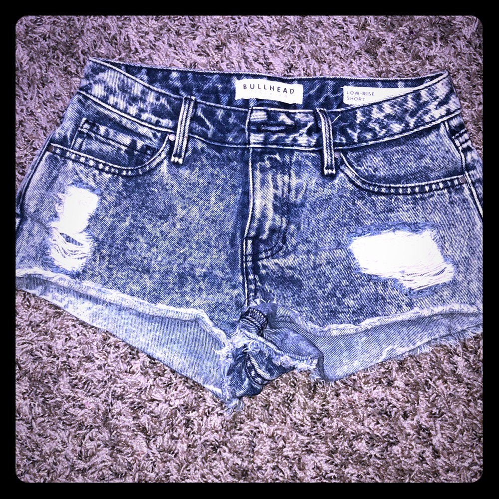 Low Rise Jean Shorts